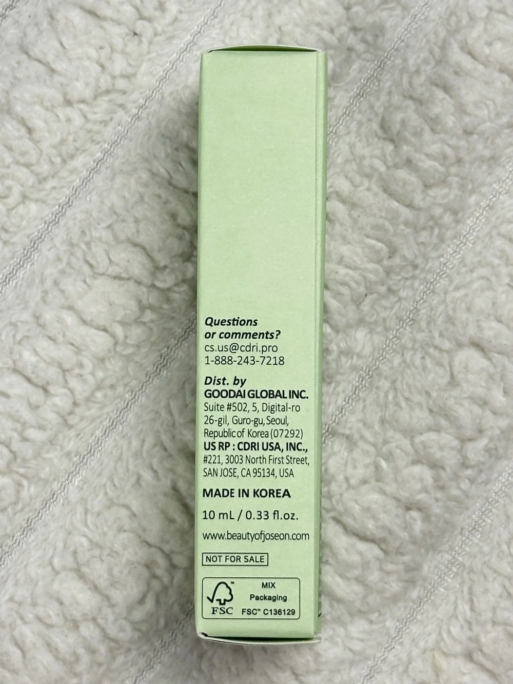 Beauty of Joseon GreenTea Moisturizer Sunscreen